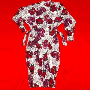 Floral Paisley Women's Dress